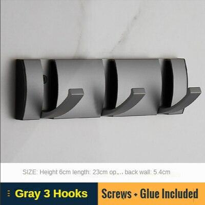 Lisslune | Elegant Black and Gold Folding Wall Hook Shelf for Stylish Storage Solutions