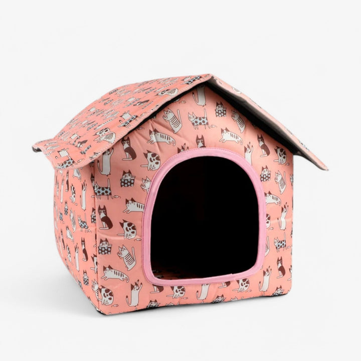 Lisslune | Weather-resistant Animal House "CozyNest" for Cats and Small Dogs