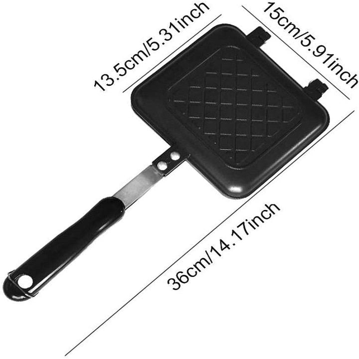 Lisslune | Double Sided Non-Stick Sandwich Maker Pan