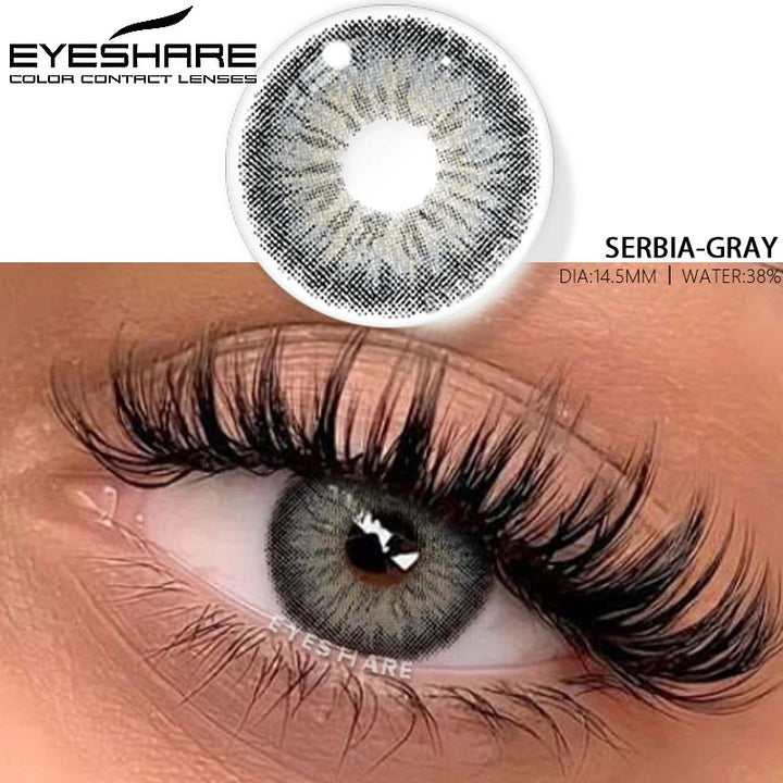 Rynx | 1 Pair Colored Contact Lenses for Cosmetic Eyes high-quality blue lenses gray contact lenses fashionable cosmetic green eye lenses