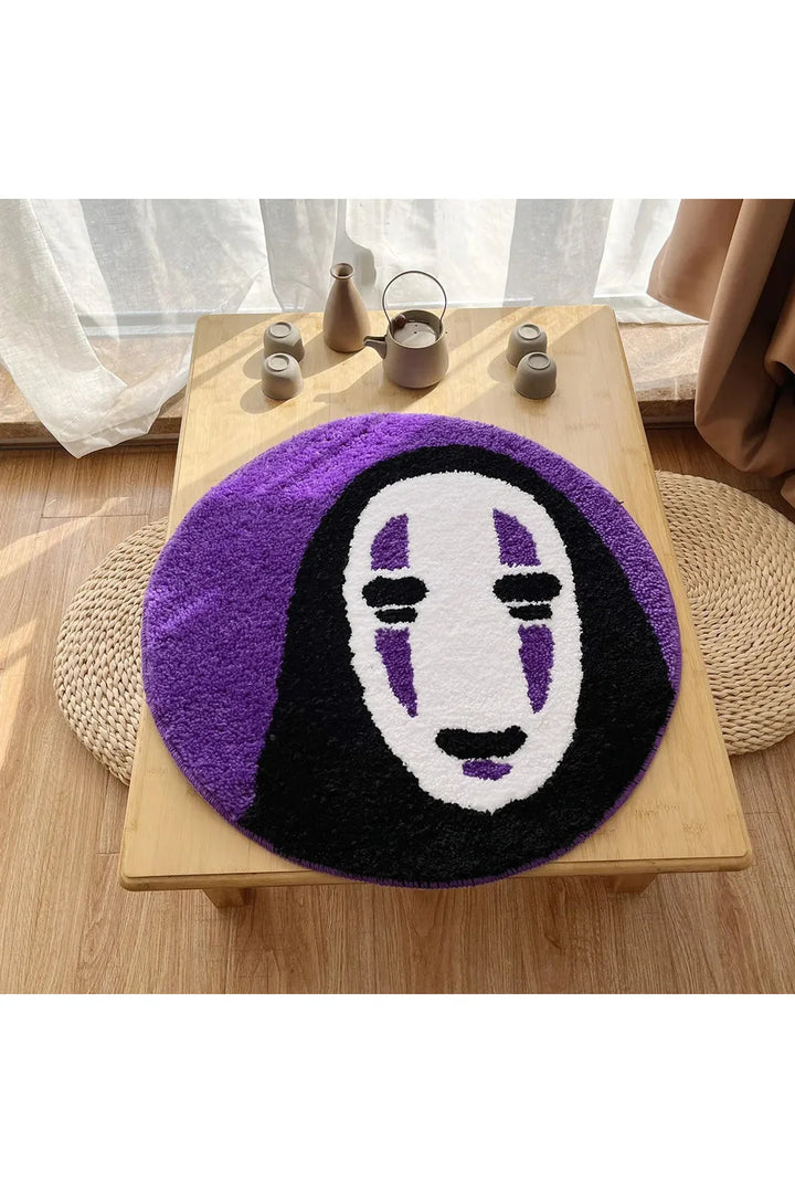 Lisslune | Face Soft Round Rug