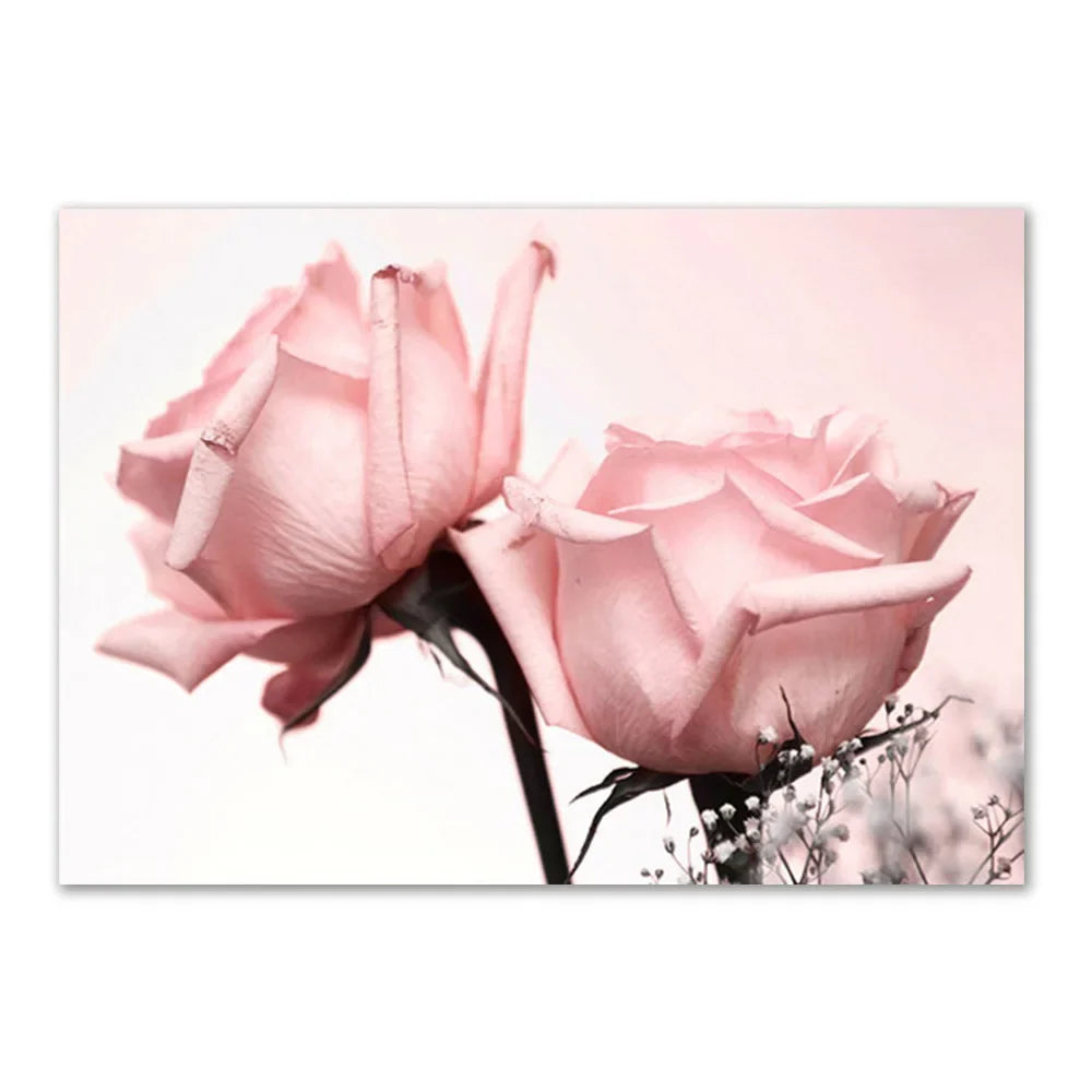 Lisslune | Rose Canvas Poster