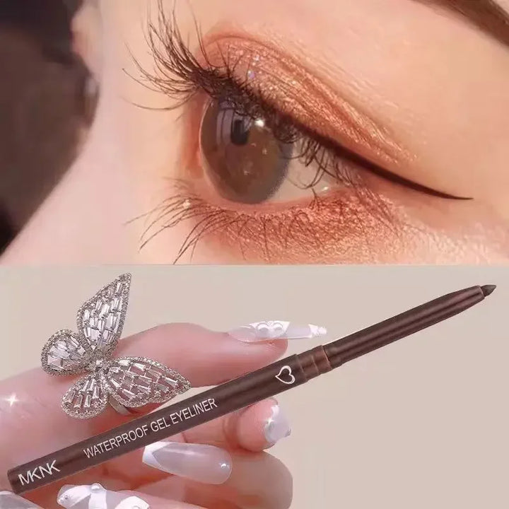 Rynx | 1Pcs Black Brown Sexy Long-lasting Eyeliner Pencil Waterproof Pigment Pink Eyeliner Pencil Women's Fashion Color Eye Makeup Cosmetics