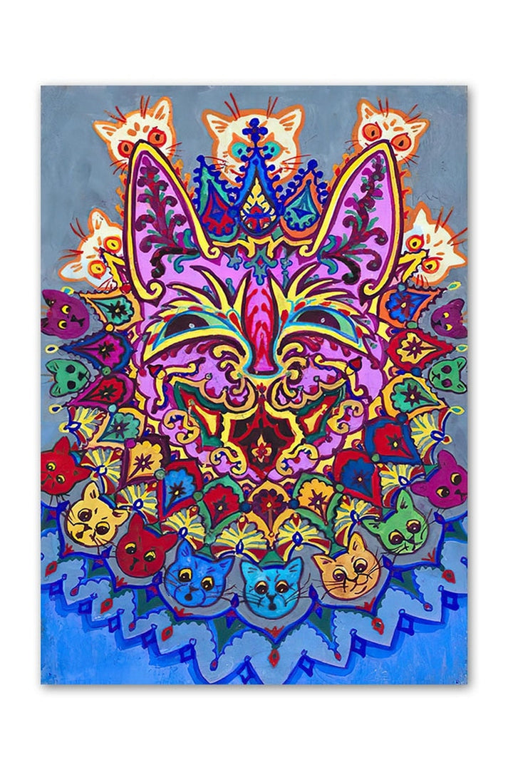 Lisslune | Wain Cats Psychedelic Poster