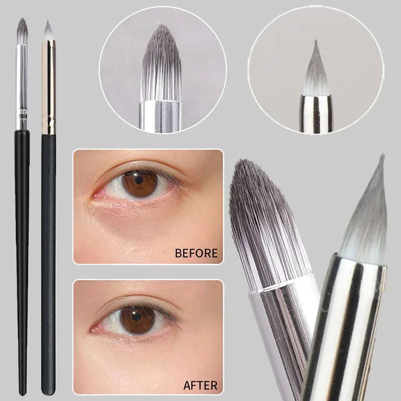 Rynx | Pencil Tip Concealer Brush Wrinkle Brightening Decree Pattern Eye Bag Concealer Mask Foundation Makeup Brush Beauty Tool