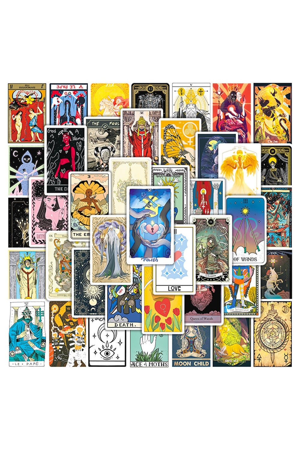 Lisslune | Tarot card sticker pack