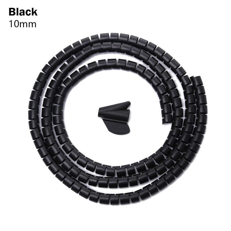 Lisslune | Cable Management Spiral Organizer for a tidy workplace