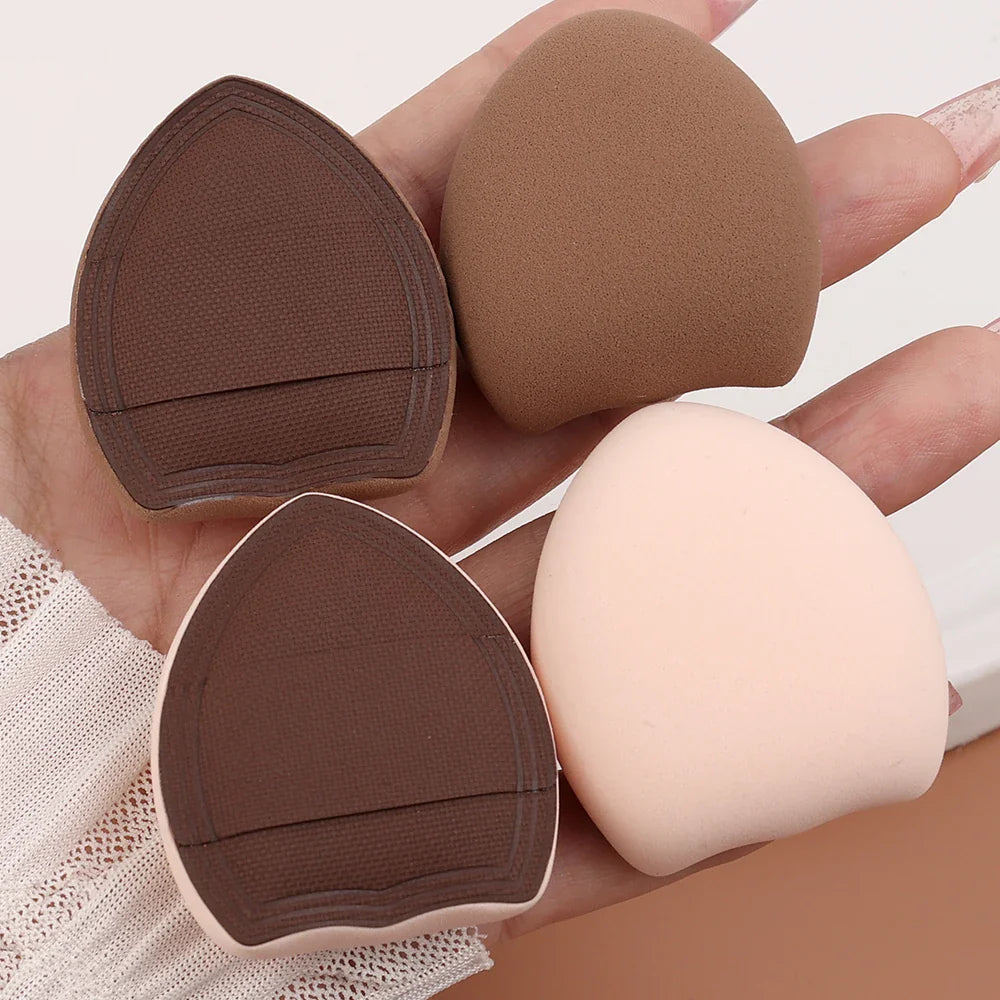 Rynx |10PCS Mini Sponge Powder Puff Thick Fingertip Cosmetic Puff Usable Dry and Wet Make-up Sponge Foundation Concealer Make-up Tools