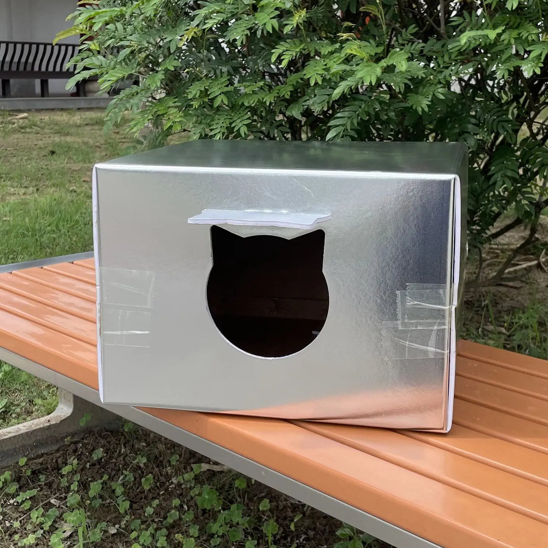 Rynx | Outdoor Cat House Pet Accommodation Waterproof Cold Windproof Scratch-resistant Heat Stroke Four Seasons Use Tent Dog Bed Warm House