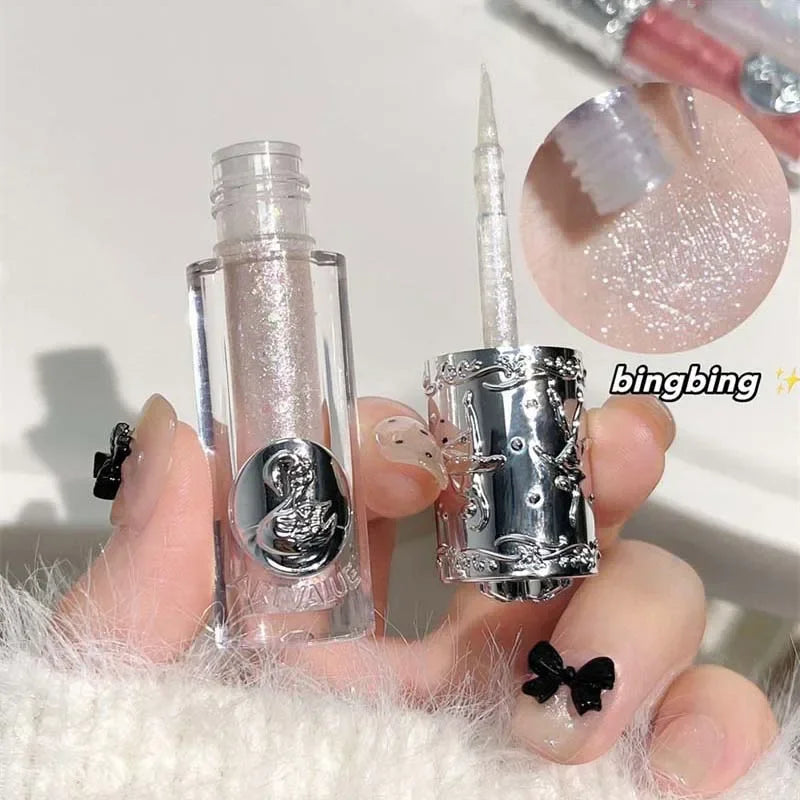 Rynx | New liquid eyeshadow long-lasting glitter for the eyes monochrome pearly fine sparkling sequins eyeshadow highlighter fast-drying