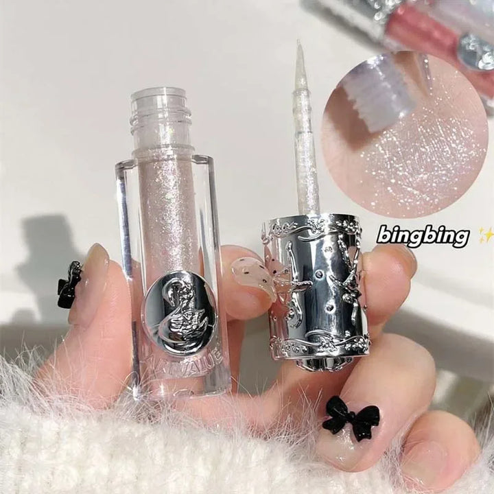 Rynx | New liquid eyeshadow long-lasting glitter for the eyes monochrome pearly fine sparkling sequins eyeshadow highlighter fast-drying