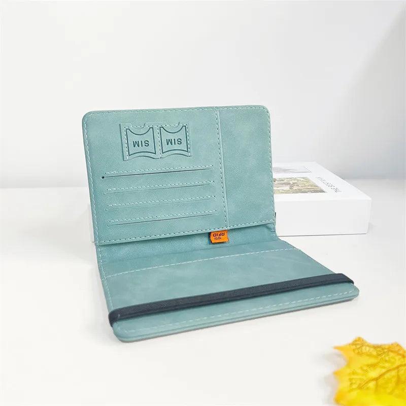 Lisslune | Stylish Genuine Leather RFID Passport Holder for Trendy Travelers