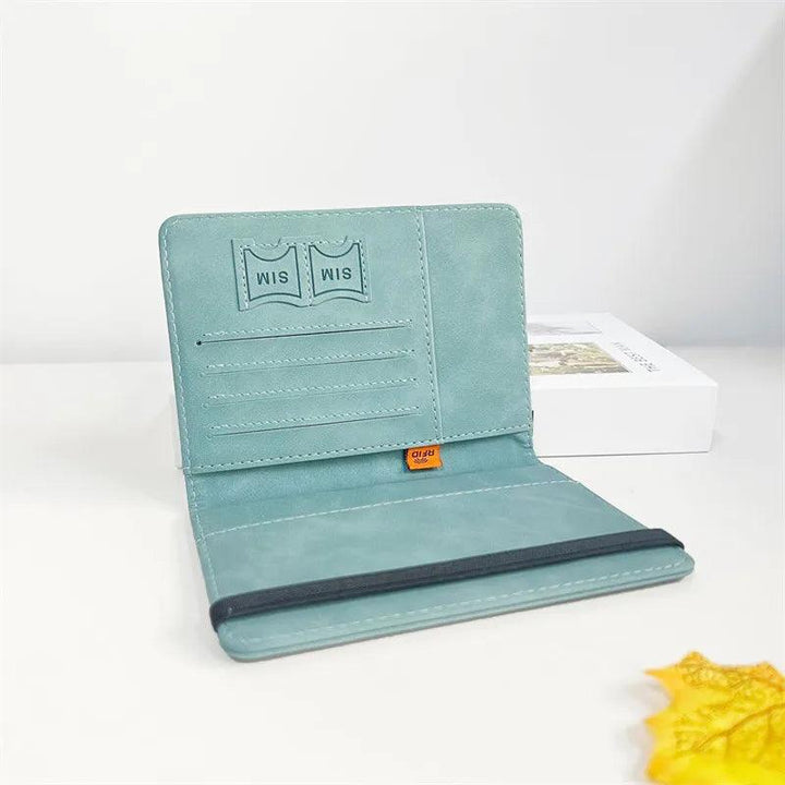 Lisslune | Stylish Genuine Leather RFID Passport Holder for Trendy Travelers