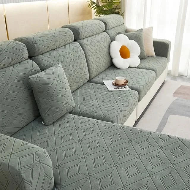 Lisslune | SlipBliss - Elegant Jacquard Non-Slip Sofa Cover