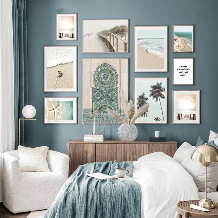 Lisslune | Beach Canvas Poster