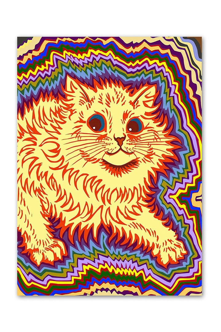 Lisslune | Wain Cats Psychedelic Poster