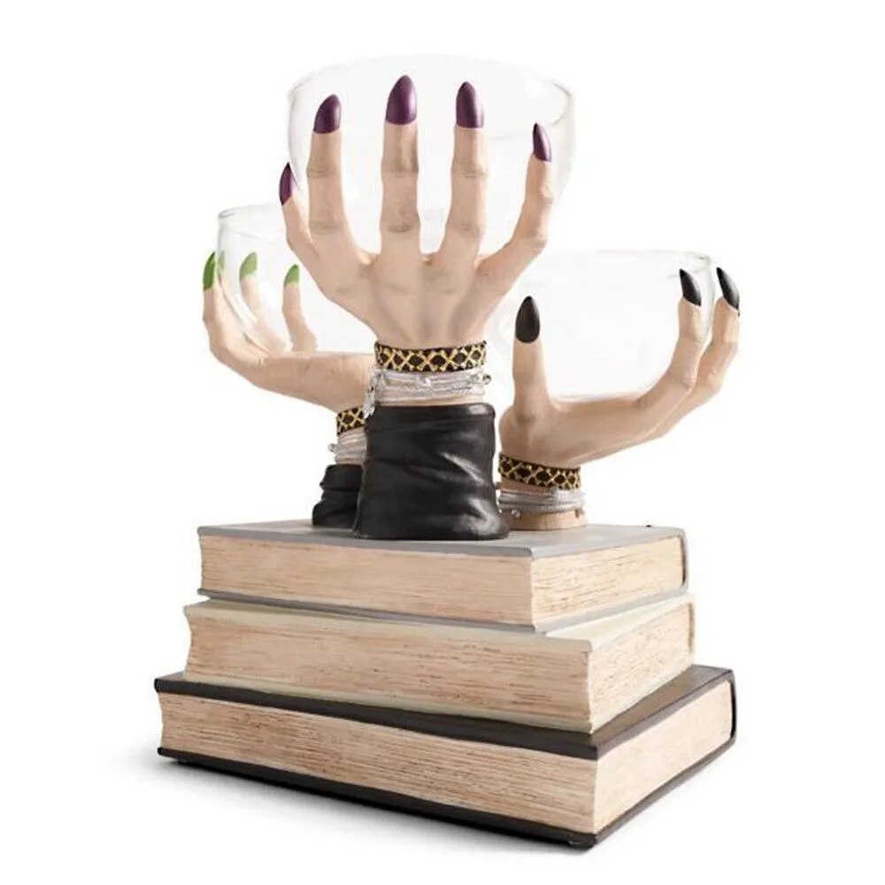 Lisslune | Witch Hand Vintage Resin Party Snack Holder