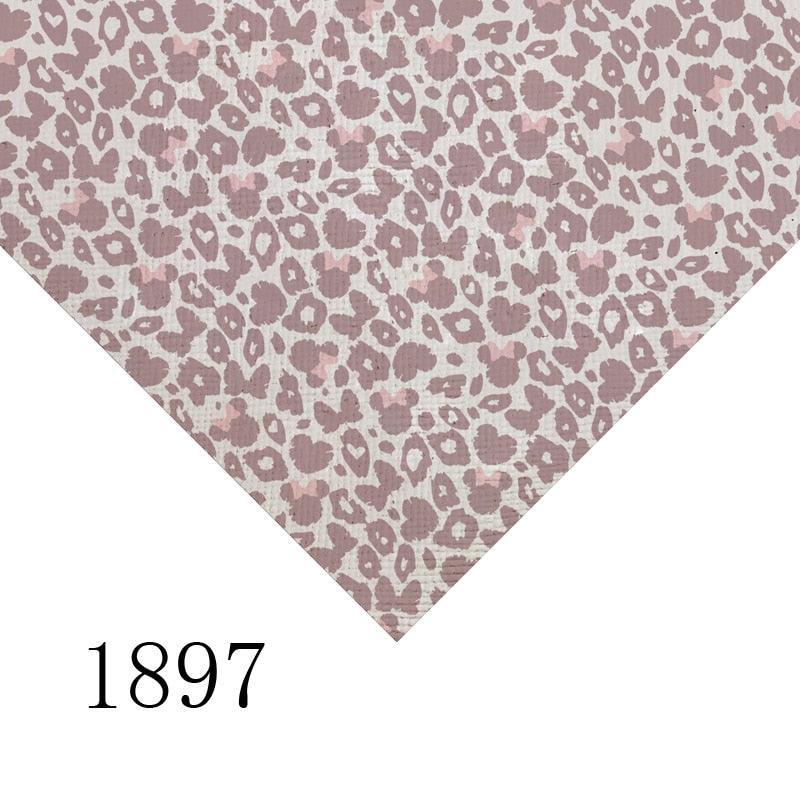 Lisslune | Cartoon-themed PVC leather craft sheet - Durable and versatile material for creative use