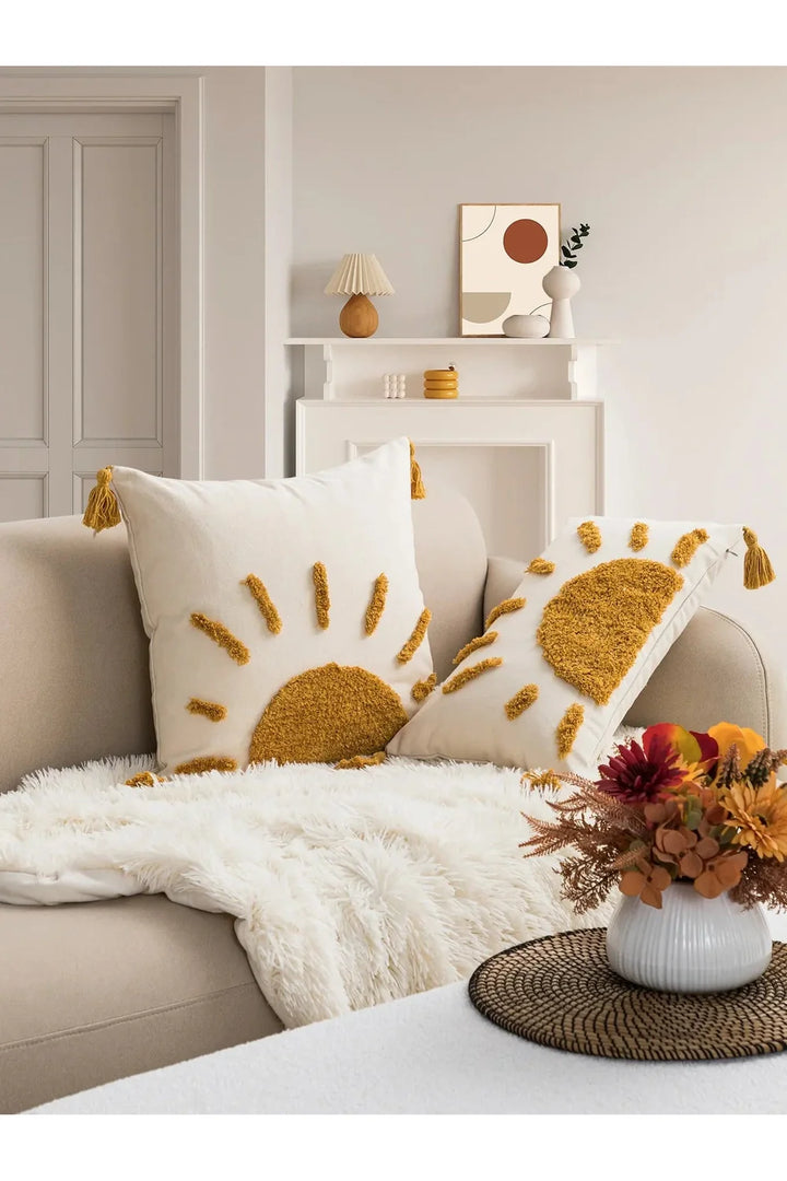 Lisslune | Bohemian Sun tufted cushion cover