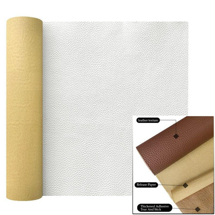 Lisslune | Marble Effect Self-Adhesive Synthetic Leather Craft Sheets - Must-Have for Creative Transformations