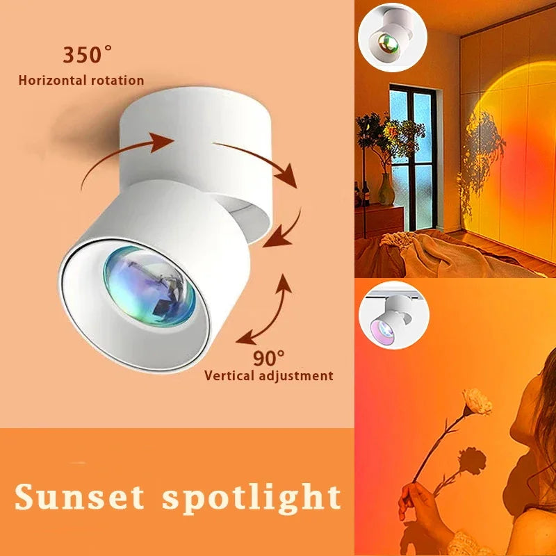 Lisslune | LED Sunset Atmosphere Wall Spotlight