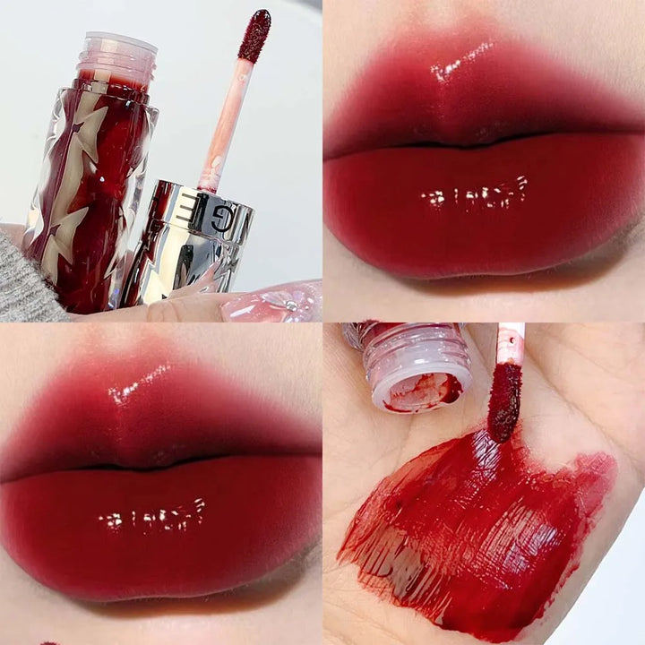 Rynx | Clear Nude Mirror Lip Gloss Moisturizing Hydrating Non-sticky Water Light Glass Gel Filling Lip Glaze Oil Lipstick Tint Cosmetics