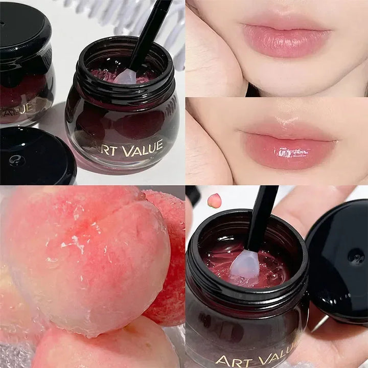 Rynx | Fruit Lip Oil Fade Lip Line Moisturizing Anti-Wrinkle Lip Care Mask Anti-Crack Smooth Sleep Lipstick Base Korea Cosmetics