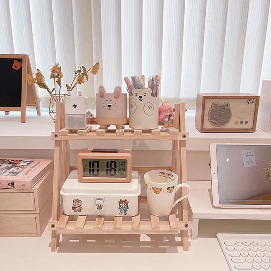 Lisslune | ClutterFree - Two-Tier Desk Organizer