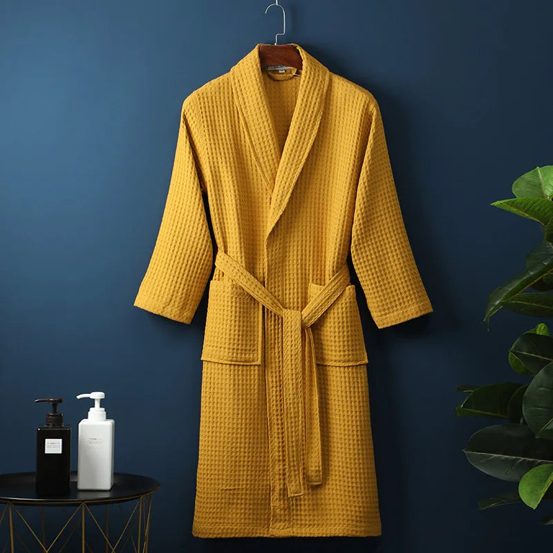 Lisslune | Bathrobe made of cotton – Soft breathable and perfect for home or spa