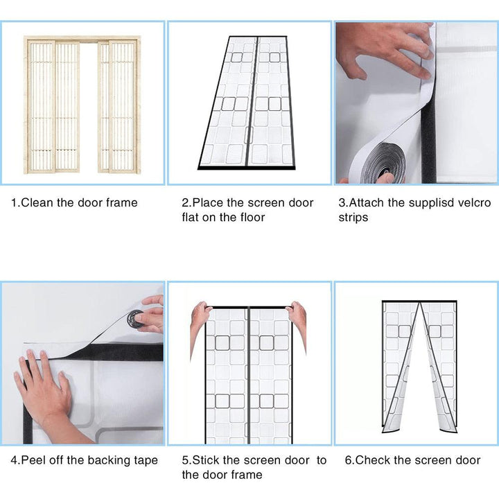 Lisslune | Bug-Barrier Summer Breeze Magnetic Screen - Experience Insect-Free Fresh Air