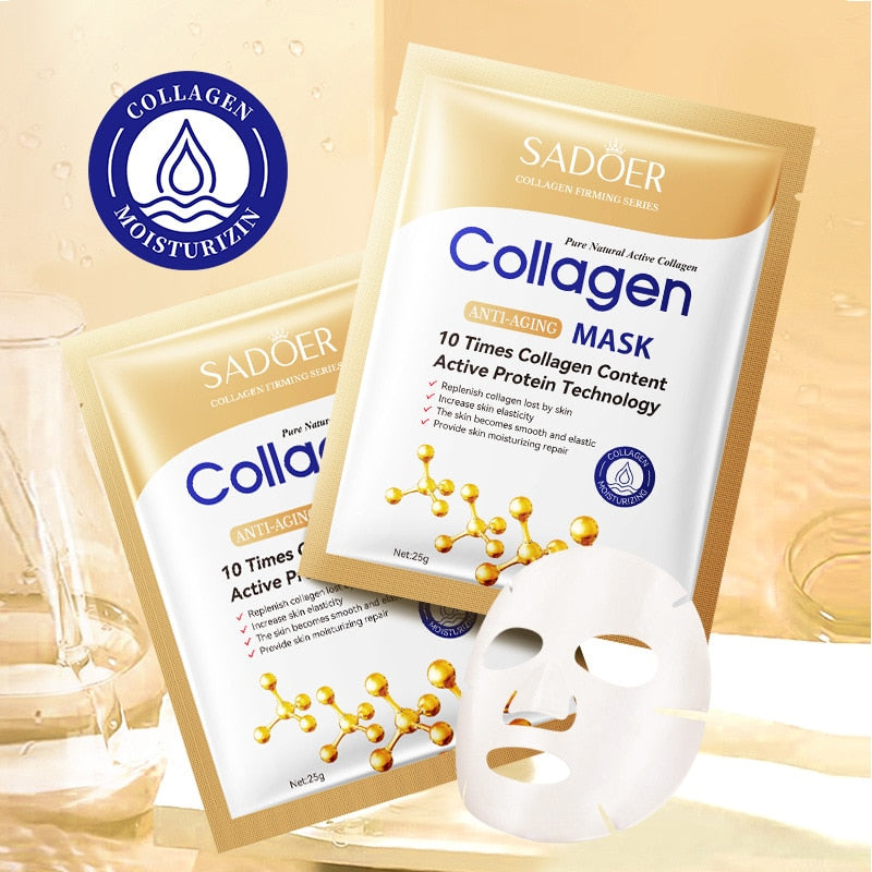Lisslune | 10 pieces collagen face mask