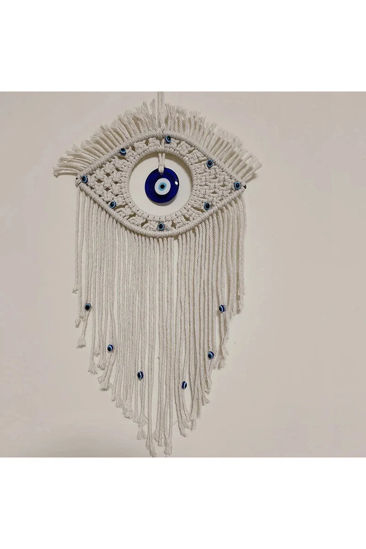 Lisslune | evil eye macrame wall hanging