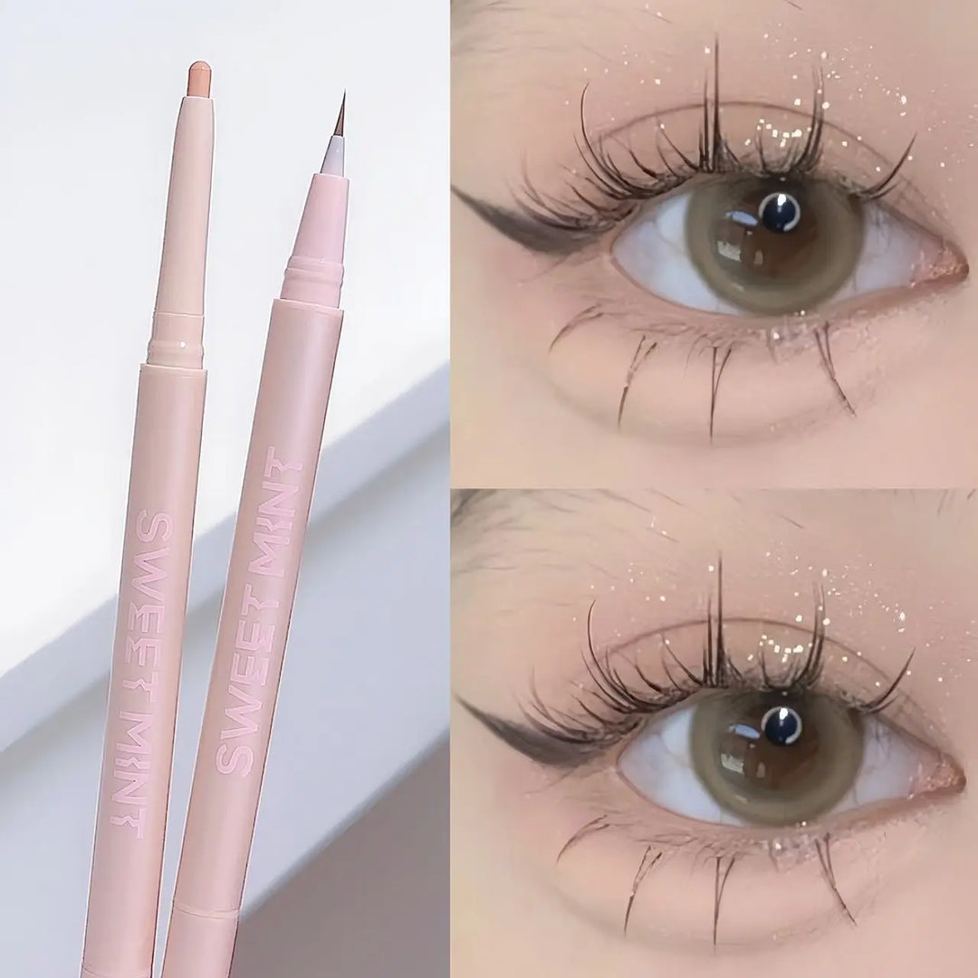 Rynx | Double head lying silk spinner pencil silk spinner highlighter crease pencil diamond glitter matte illuminating shadow eyeliner pencil Aegyo-sal