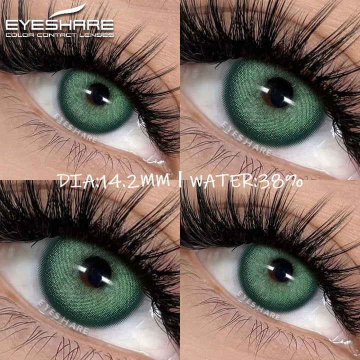 Rynx | New colored contact lenses for the eyes 1 pair of brown contact lenses fashionable blue eye lenses gray pupils green eye lenses annually
