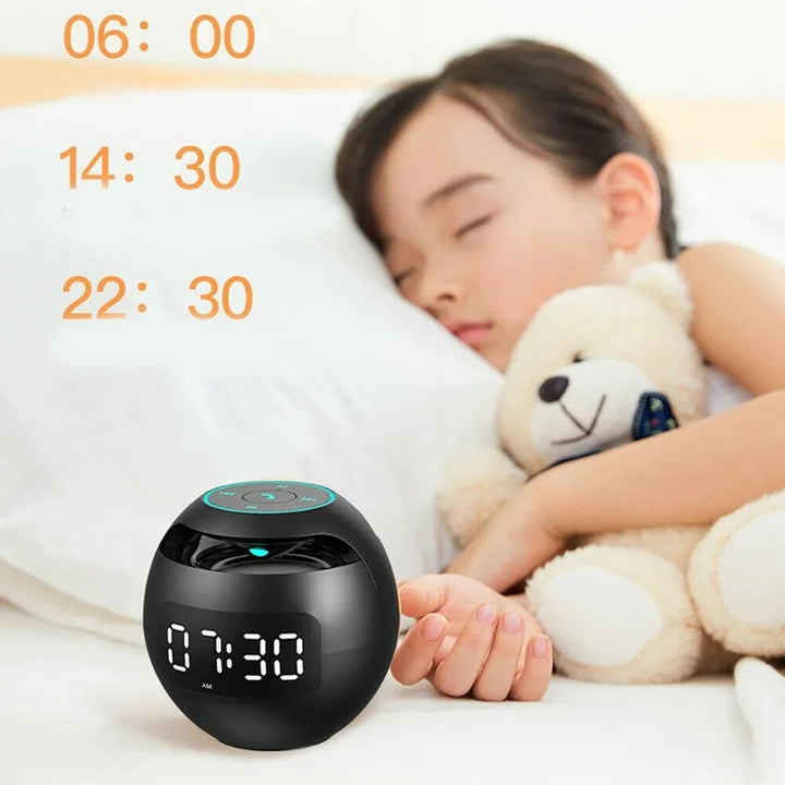 Lisslune | VibeClock - Bluetooth Alarm Clock Speaker with LED Display