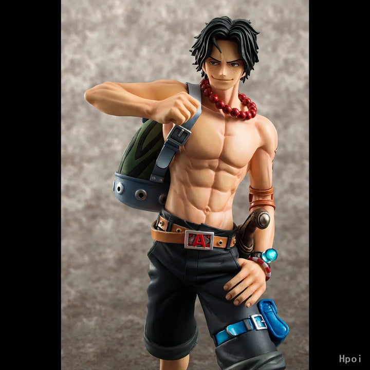 Lisslune | Figur One Piece DX10th Anniversary Fire Fist Escal D Ace Ruffy Brother Toy Japan Anime Collector Figures PVC Model Toy