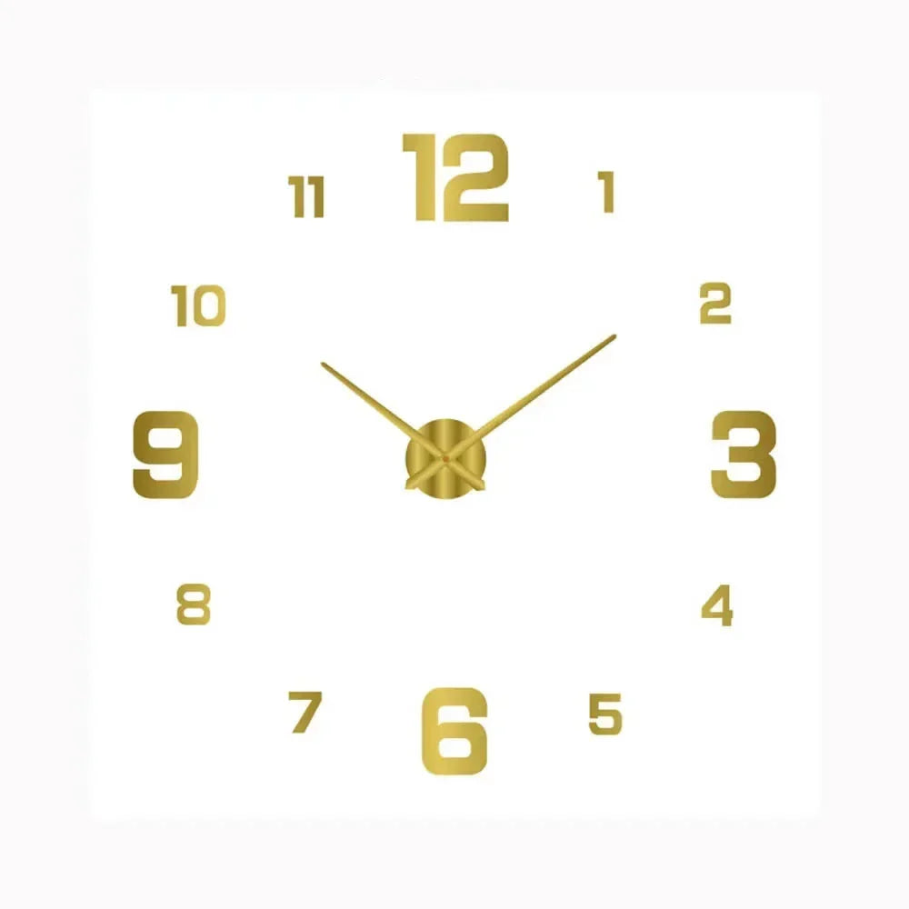 Lisslune | SilentTime - Digital Wall Clock in Classic Style - 8 Inch