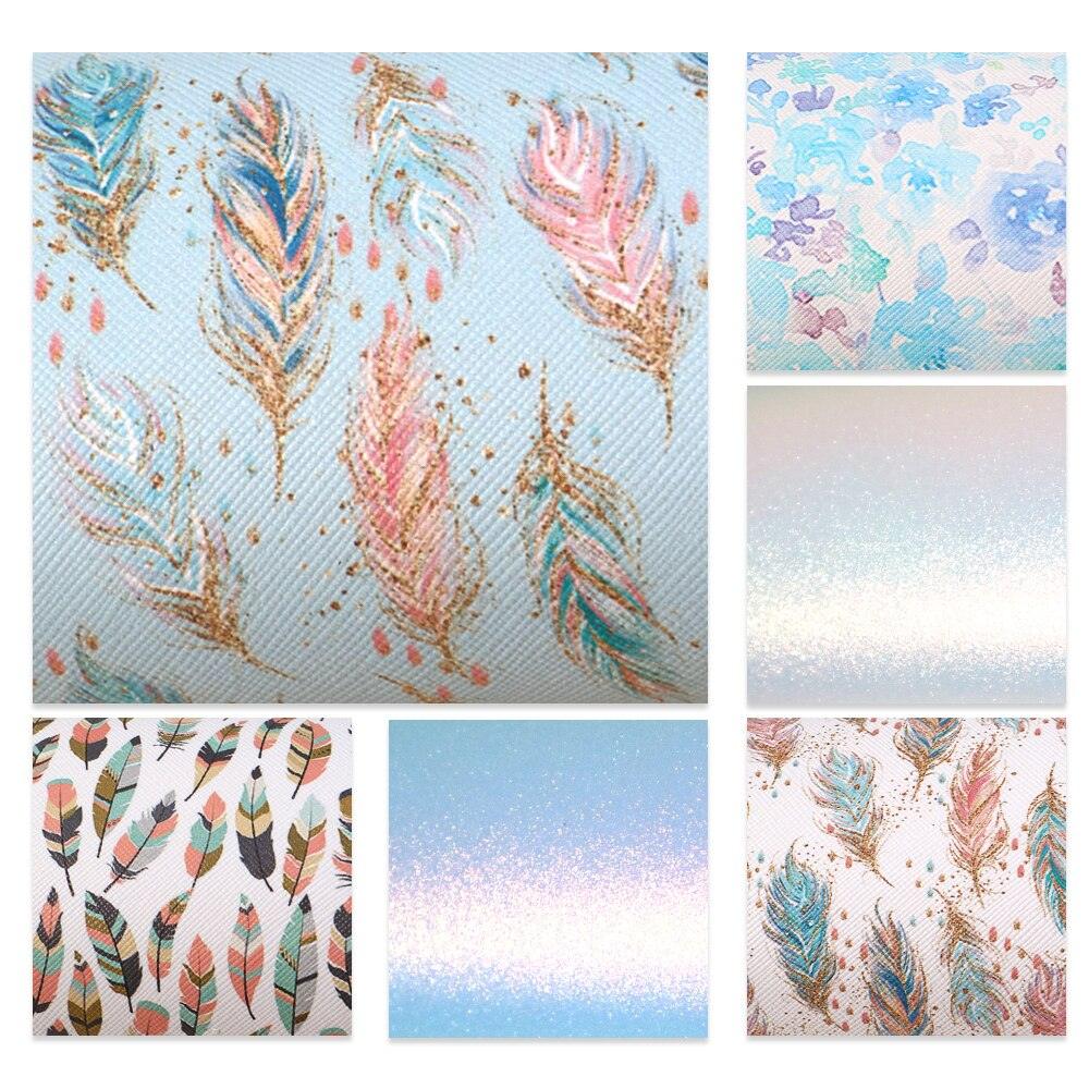 Lisslune | Elegant fish scale dot faux leather craft kit for creative projects