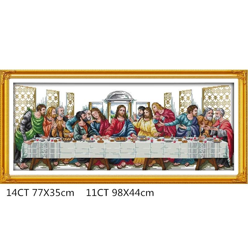 Lisslune | The Last Supper Cross-Stitch Craft Kit - Inspiring DIY Home Art Project