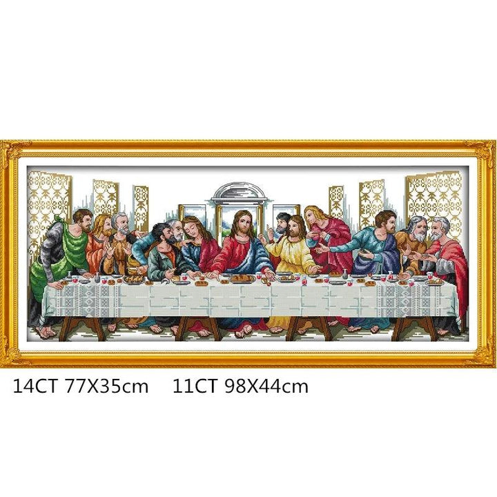 Lisslune | The Last Supper Cross-Stitch Craft Kit - Inspiring DIY Home Art Project