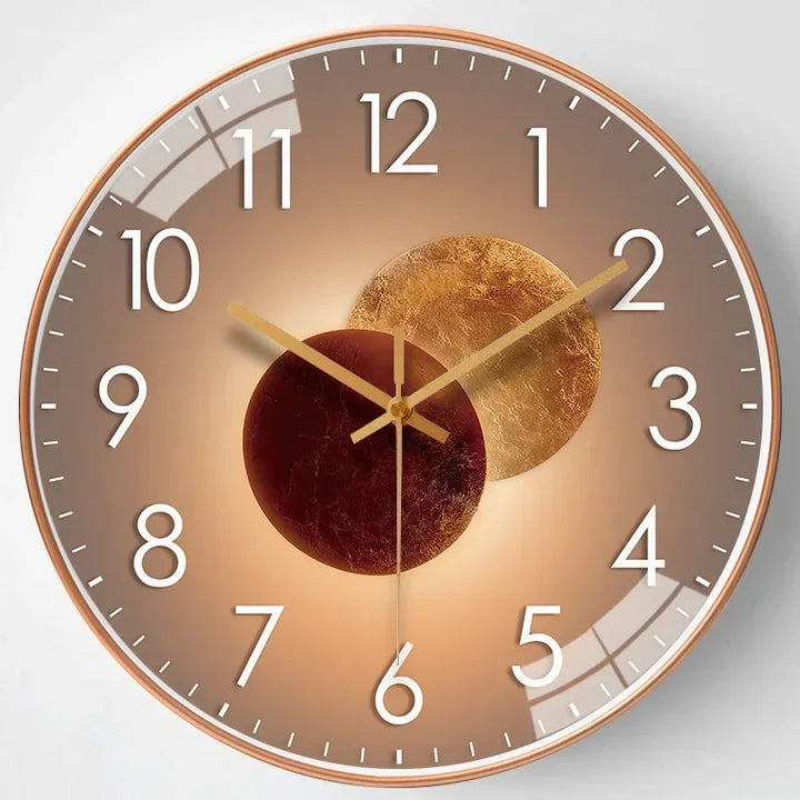 Lisslune | SilentTime - Digital Wall Clock in Classic Style - 8 Inch
