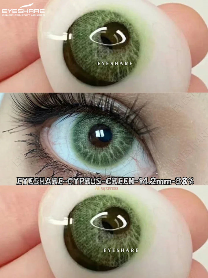 Rynx | 2pcs Color Contact Lenses Gray Soft Contact Naturally Cosmetic Color Lenses Blue Beautiful Pupils Annual Use