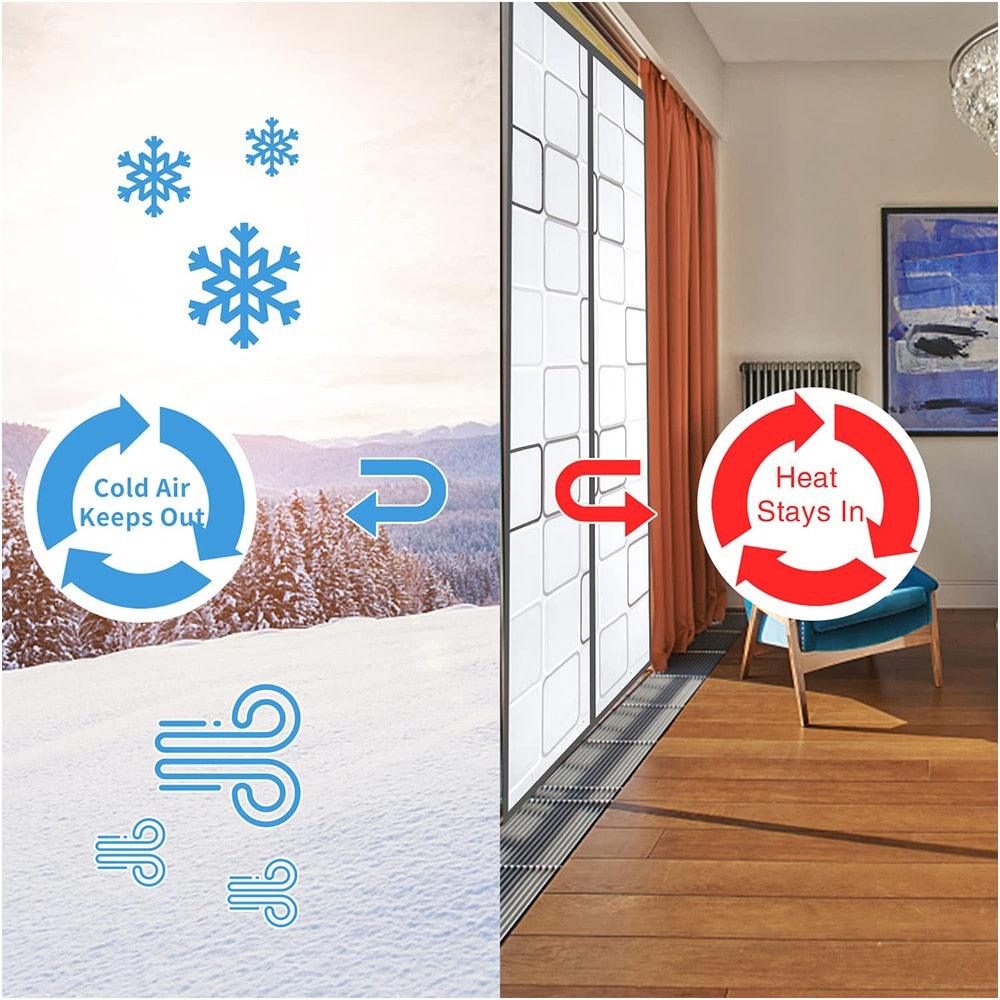 Lisslune | Magnetic insect-repellent curtain for superior home insulation
