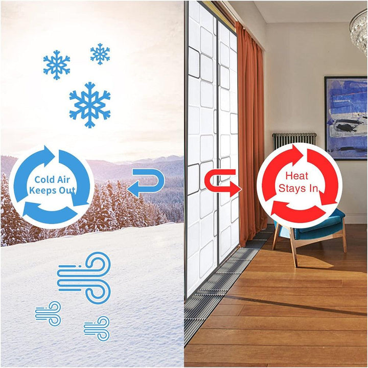 Lisslune | Magnetic insect-repellent curtain for superior home insulation