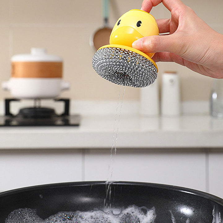 Lisslune | Duck Shape Dishwashing Scrubber