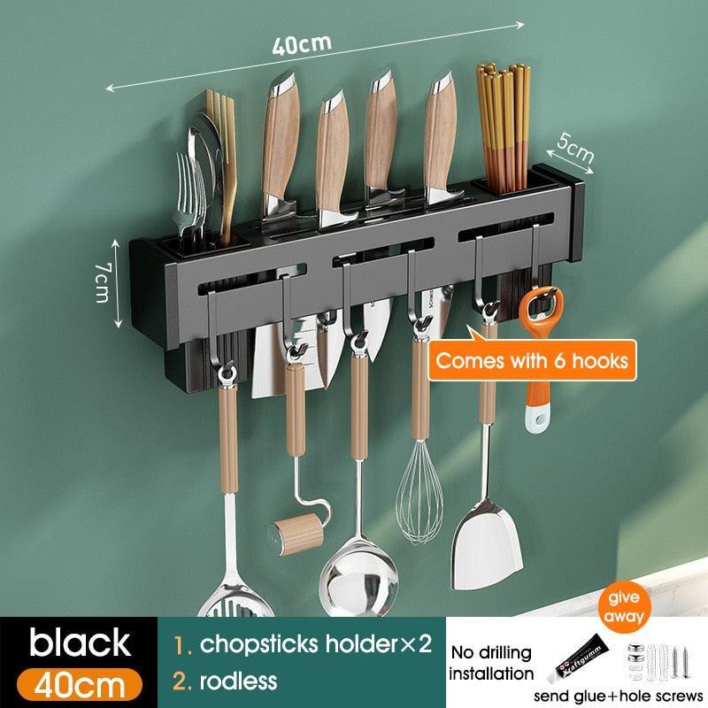Lisslune | Slim adjustable aluminum kitchen organizer for effortless elegance