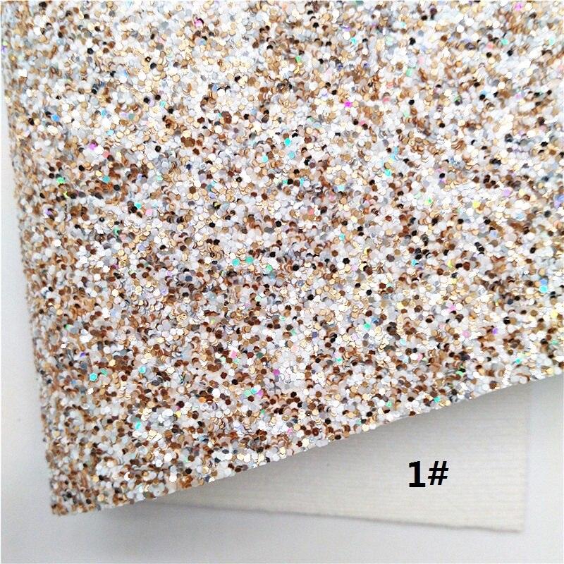 Lisslune | Leopard Print Glitter Lace Synthetic Leather Craft Sheets - Ultimate DIY Creations Kit