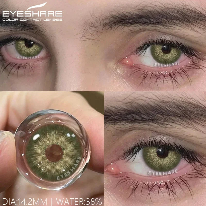 Rynx | 1pair color contact lenses gray color contacts for eye fashion blue eye lenses annual green eye contacts black lenses
