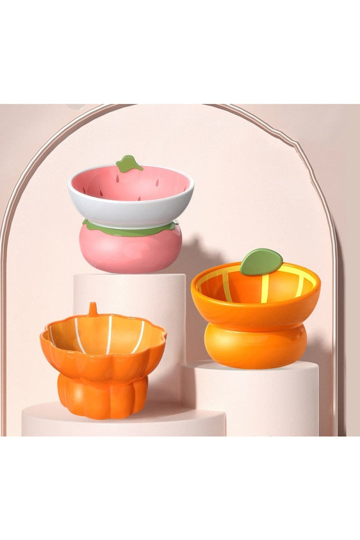 Lisslune | Fruit shape cat bowl