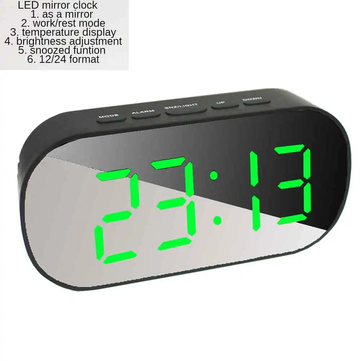 Lisslune | Curved Screen Digital Alarm Clock